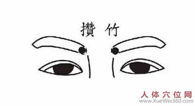 攒竹穴