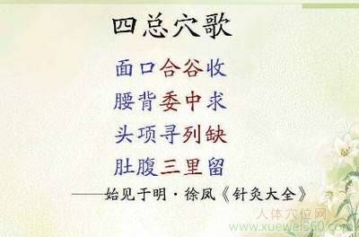 四总穴歌